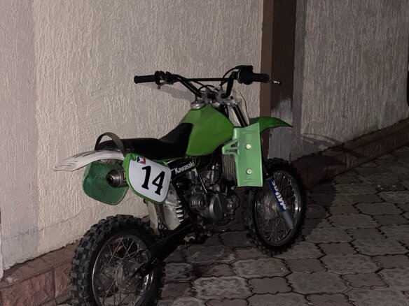 2025 Kawasaki KX 65, зелёный, 70000 рублей