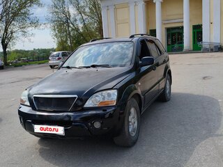 2008 Kia Sorento I Рестайлинг, чёрный, 650000 рублей, вид 1