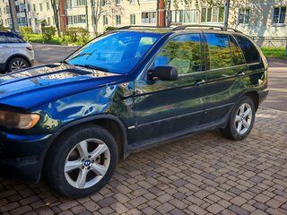 2001 BMW X5 3.0d I (E53), зелёный, 620000 рублей, вид 3
