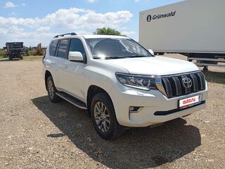 2019 Toyota Land Cruiser Prado 150 Series Рестайлинг 2, белый, 4647600 рублей, вид 2