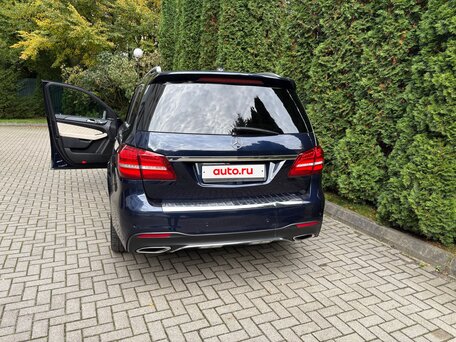 2017 Mercedes-Benz GLS 400 I (X166), синий, 3750000 рублей, вид 3
