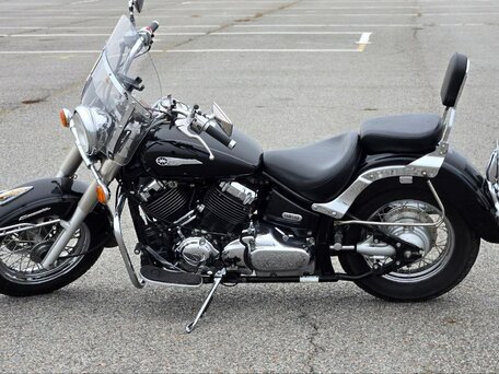 2005 Yamaha XVS650 Drag Star, чёрный, 620000 рублей, вид 2
