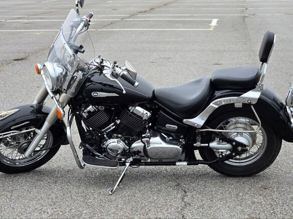 2005 Yamaha XVS650 Drag Star, чёрный, 620000 рублей - вид 1