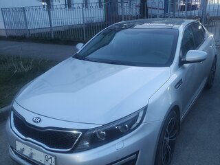 2014 Kia Optima III Рестайлинг, серебристый, 1700000 рублей, вид 3