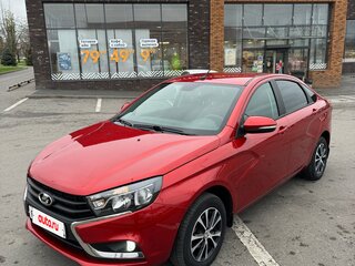 2018 Lada (ВАЗ) Vesta I, красный, 950000 рублей, вид 2