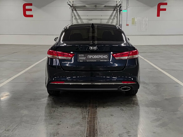 2018 Kia Optima IV Рестайлинг, синий, 1720000 рублей - вид 5
