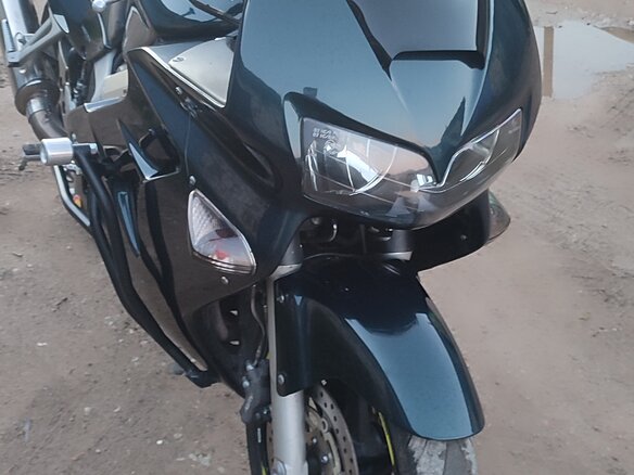 2000 Honda VFR 800, зелёный - вид 3