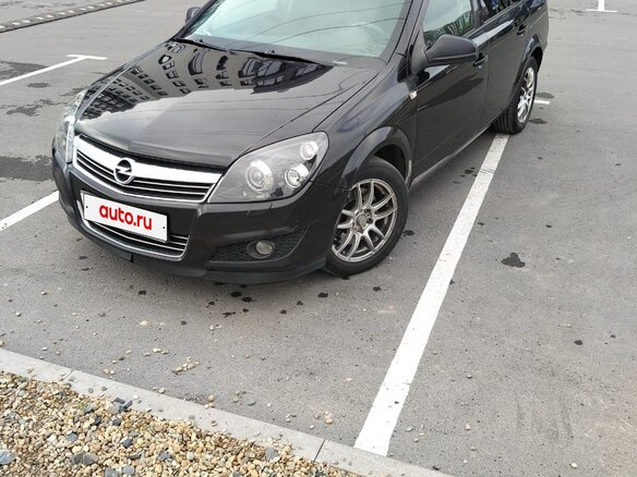 2009 Opel Astra H Рестайлинг, чёрный, 700000 рублей