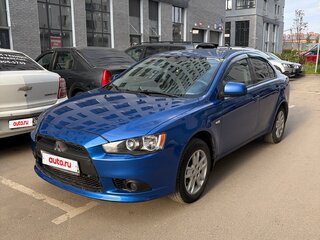 2012 Mitsubishi Lancer X Рестайлинг, синий, 330000 рублей, вид 1