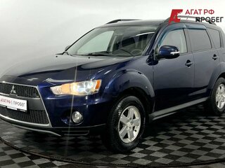 2012 Mitsubishi Outlander II Рестайлинг, синий, 950000 рублей, вид 2