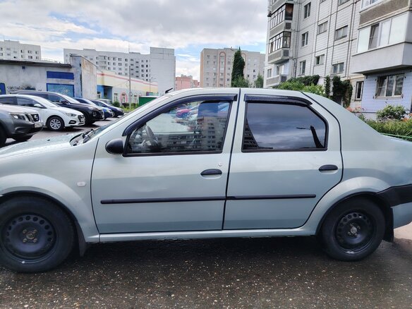 2007 Renault Logan I, зелёный - вид 4