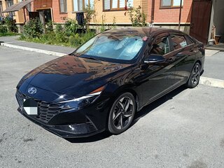 2021 Hyundai Elantra VII (CN7), чёрный, 2250000 рублей, вид 1