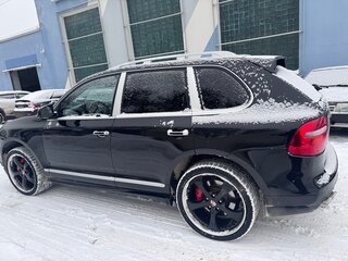 2008 Porsche Cayenne Turbo I Рестайлинг (957), чёрный, 1700000 рублей, вид 5