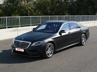 2019 Mercedes-Benz S-Класс 560 Long VI (W222, C217) Рестайлинг, чёрный, 4490000 рублей, вид 2