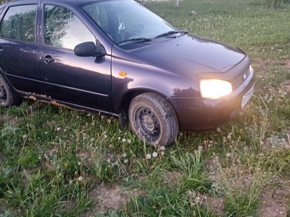 2007 Lada (ВАЗ) Kalina I, синий, 145000 рублей - вид 2