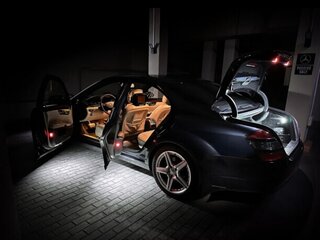 2008 Mercedes-Benz S-Класс 450 V (W221), чёрный, 1400000 рублей, вид 2