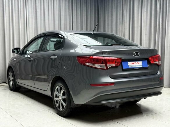 2016 Kia Rio III Рестайлинг, серый, 999000 рублей - вид 6