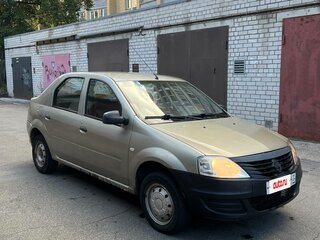 2014 Renault Logan I Рестайлинг, бежевый, 215000 рублей, вид 2