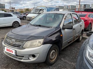2012 Lada (ВАЗ) Granta I, серебристый, 130000 рублей, вид 2
