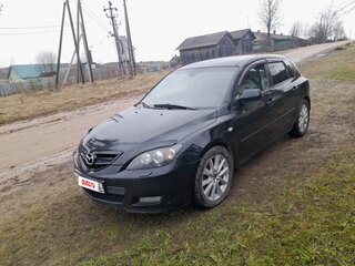 2008 Mazda 3 I (BK) Рестайлинг, чёрный, 500000 рублей, вид 1