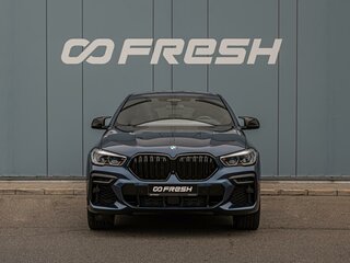 2021 BMW X6 40i III (G06), синий, 8250000 рублей, вид 3