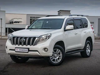 2015 Toyota Land Cruiser Prado 150 Series Рестайлинг 1, белый, 3364020 рублей, вид 1