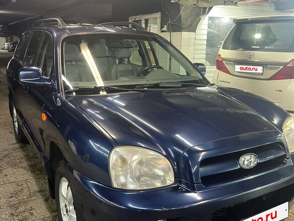 2007 Hyundai Santa Fe Classic Classic, синий, 1100000 рублей - вид 3