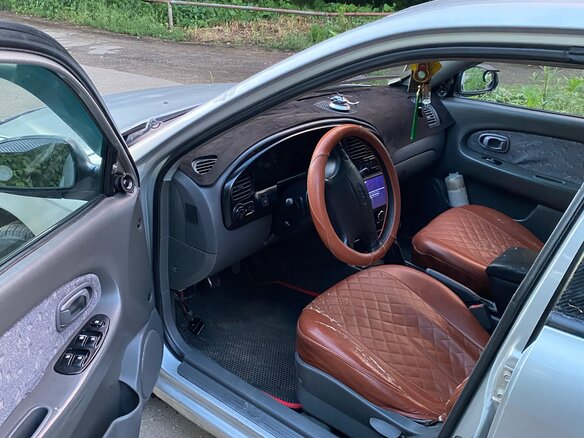2007 Kia Spectra I Рестайлинг 2, серебристый - вид 4