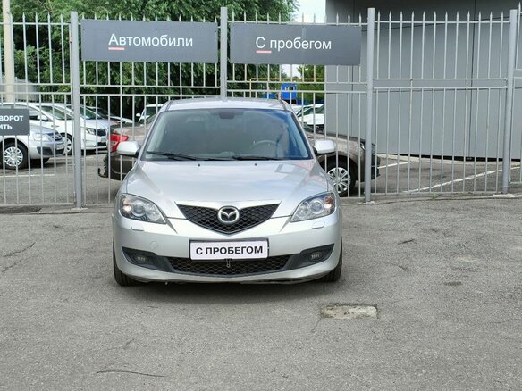 2007 Mazda 3 I (BK) Рестайлинг, серебристый, 535000 рублей - вид 1