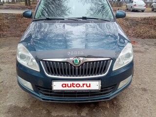 2012 Skoda Fabia II Рестайлинг, синий, 560000 рублей, вид 1