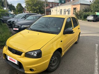 2011 Lada (ВАЗ) Kalina Sport I, жёлтый, 350000 рублей, вид 2