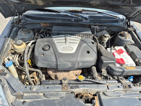 2004 Kia Rio I Рестайлинг, серый, 270000 рублей - вид 12