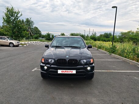 2002 BMW X5 3.0i I (E53), чёрный, 1200000 рублей, вид 3