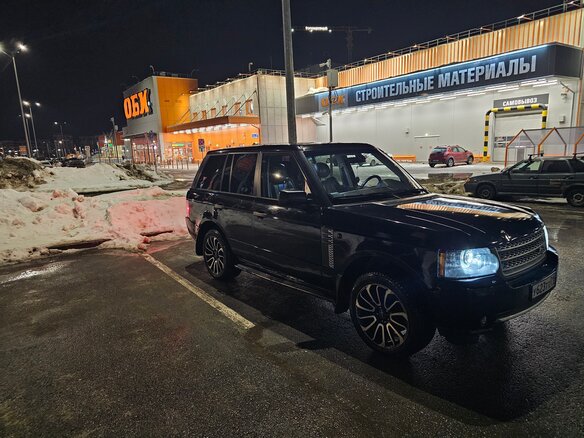 2007 Land Rover Range Rover Supercharged III Рестайлинг, чёрный, 850000 рублей - вид 3