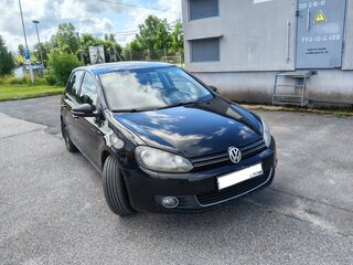 2012 Volkswagen Golf VI, чёрный, 350000 рублей, вид 3