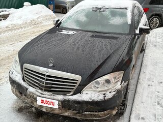 2009 Mercedes-Benz S-Класс 350 V (W221) Рестайлинг, чёрный, 1600000 рублей, вид 2