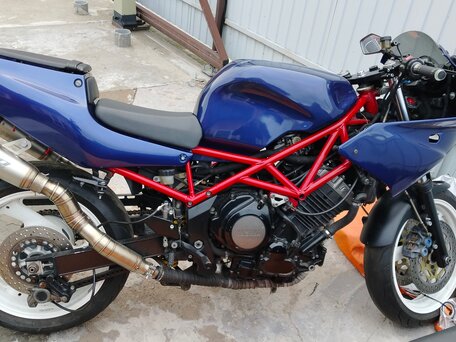 2002 Yamaha TRX850, синий, 280000 рублей, вид 3