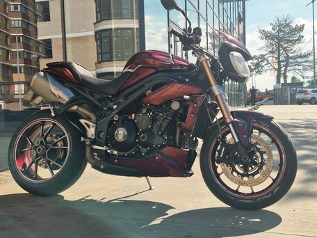 2014 Triumph Speed Triple, красный, 650000 рублей, вид 2