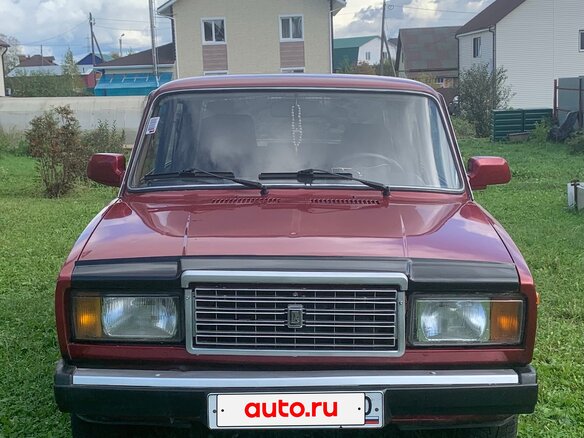 2007 Lada (ВАЗ) 2107, красный, 155000 рублей - вид 5