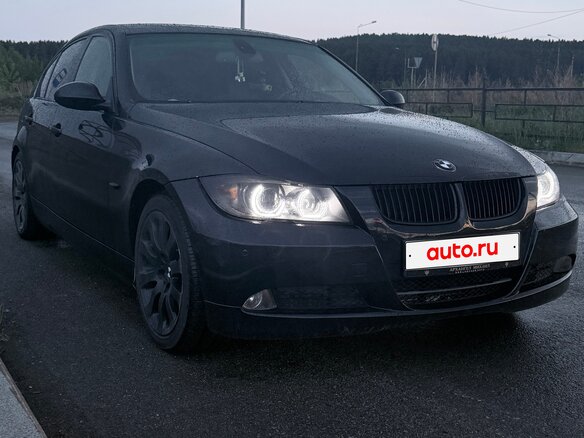 2007 BMW 3 серии 325xi V (E90/E91/E92/E93), чёрный, 1150000 рублей - вид 3