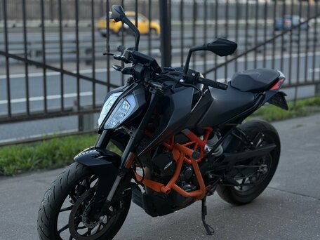 2023 KTM 390 Duke, чёрный, 520000 рублей, вид 1