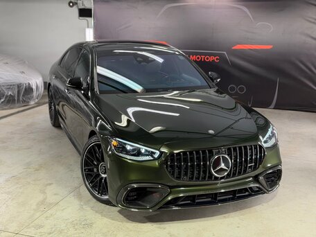 2024 Mercedes-Benz S-Класс AMG 63 e AMG Long IV (W223), зелёный, 23590000 рублей, вид 4