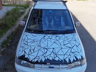 1998 Ford Festiva III, белый, 150000 рублей, вид 1