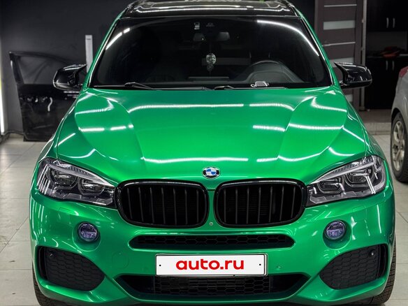 2015 BMW X5 40d III (F15), зелёный, 3600000 рублей - вид 4