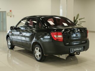 2013 Lada (ВАЗ) Granta I, чёрный, 168000 рублей, вид 4