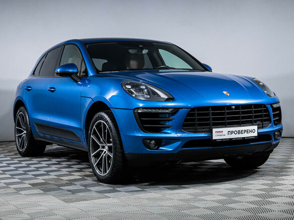 2017 Porsche Macan S I, синий - вид 25