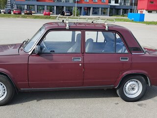 2005 Lada (ВАЗ) 2107, пурпурный, 150000 рублей, вид 4
