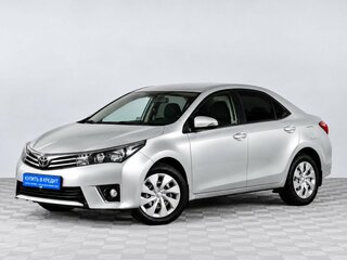 2013 Toyota Corolla XI (E160, E170, E180), серебристый, 1499000 рублей, вид 3