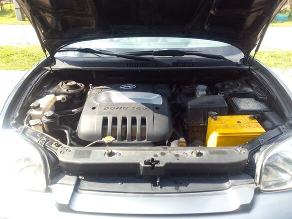 2004 Hyundai Santa Fe I, чёрный, 600000 рублей - вид 9