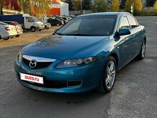 2006 Mazda 6 I (GG) Рестайлинг, синий, 230000 рублей, вид 1